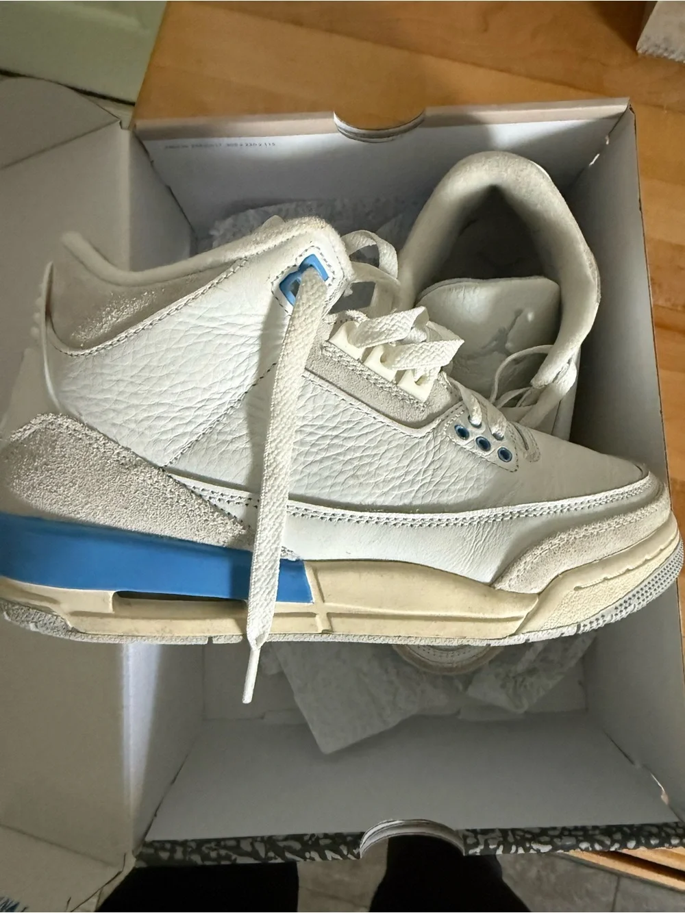 Jordan Air Jordan 3 Retro Box Label – White and Black